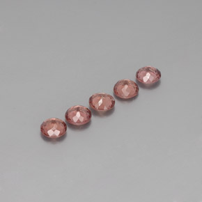 Achetez naturel 3,45ct rose grenat malaya gems, coupe roude, en provenance tanzanie chez gemselect. en stock, livraison internationale!