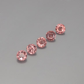 Achetez naturel 2,95ct rose grenat malaya gems, coupe roude, en provenance tanzanie chez gemselect. en stock, livraison internationale!