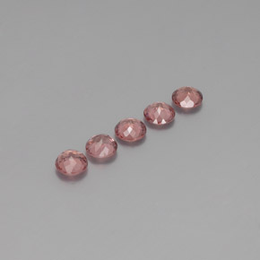 Achetez naturel 2,95ct rose grenat malaya gems, coupe roude, en provenance tanzanie chez gemselect. en stock, livraison internationale!