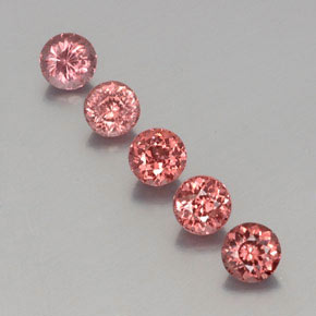 Achetez naturel ct rose grenat malaya gems, coupe roude, en provenance tanzanie chez gemselect. en stock, livraison internationale!