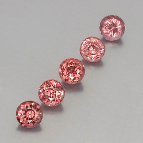 Achetez naturel ct rose grenat malaya gems, coupe roude, en provenance tanzanie chez gemselect. en stock, livraison internationale!