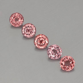 Achetez naturel ct rose grenat malaya gems, coupe roude, en provenance tanzanie chez gemselect. en stock, livraison internationale!