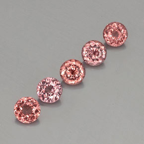 Achetez naturel ct rose grenat malaya gems, coupe roude, en provenance tanzanie chez gemselect. en stock, livraison internationale!