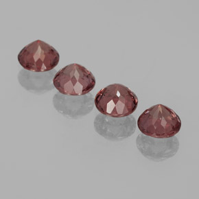Achetez naturel ct Rose Grenat Malaya gems, Coupe roude, En provenance Tanzanie chez GemSelect. En stock, livraison internationale!