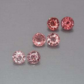 Achetez naturel 3,88ct rose grenat malaya gems, coupe roude, en provenance tanzanie chez gemselect. en stock, livraison internationale!