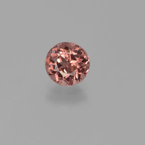 Grenat Malaya Rose naturelle Coupe roude, 1.11 ct, VS
