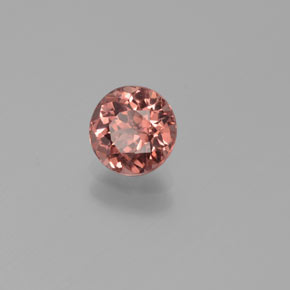 Grenat Malaya Rose naturelle Coupe roude, 1.11 ct, VS