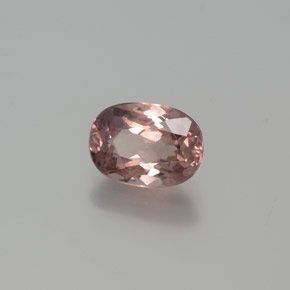 Grenat malaya rose naturelle coupe ovale, 1,03 ct, VVS-VS