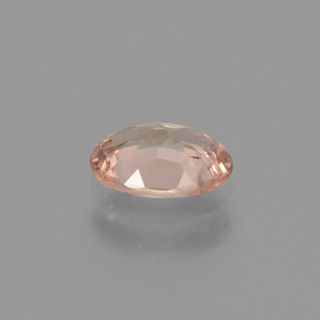 Grenat malaya orange naturelle coupe ovale, 0,76 ct, VS