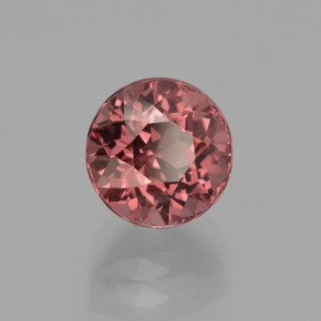 Grenat Malaya Rose naturelle Coupe roude, 3.11 ct, VS
