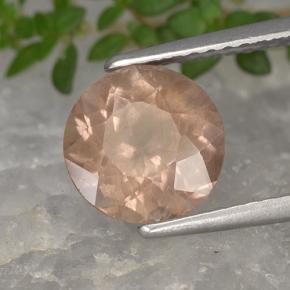Grenat malaya rose naturelle coupe roude, 2,33 ct, VS