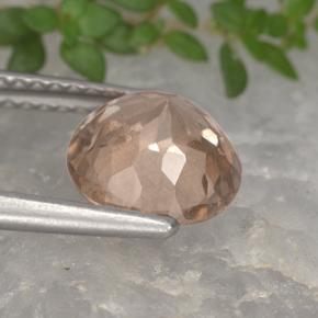 Grenat malaya rose naturelle coupe roude, 2,33 ct, VS