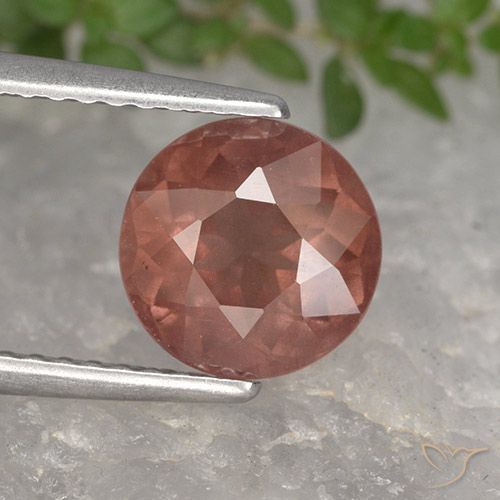 Grenat Malaya Rose moyen naturelle Tour, 2.25 ct, VS