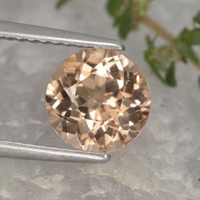 Grenat malaya orange naturelle coupe roude, 1,87 ct, VS