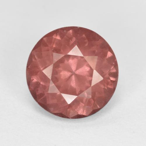 Grenat malaya rose naturelle coupe roude, 1,53 ct, VS
