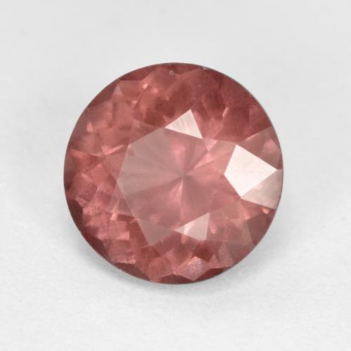 Grenat malaya rose naturelle coupe roude, 1,53 ct, VS