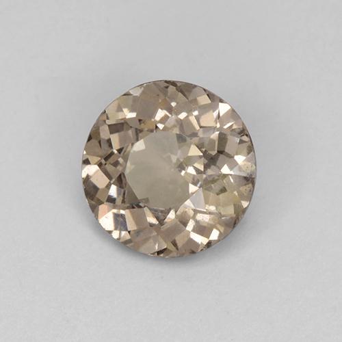 Grenat malaya jaune naturelle coupe roude, 0,94 ct, VS