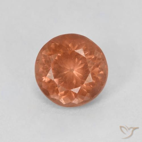 0.82ct Naturel Rose orangé Grenat Malaya, Tour, VS