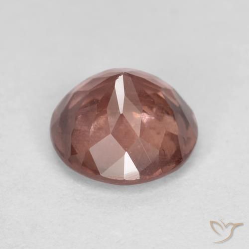 Grenat Malaya Rose naturelle Coupe roude, 1.04 ct, VS