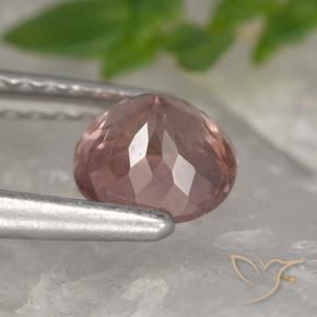 Grenat Malaya Rose naturelle Tour, 0.90 ct, VS