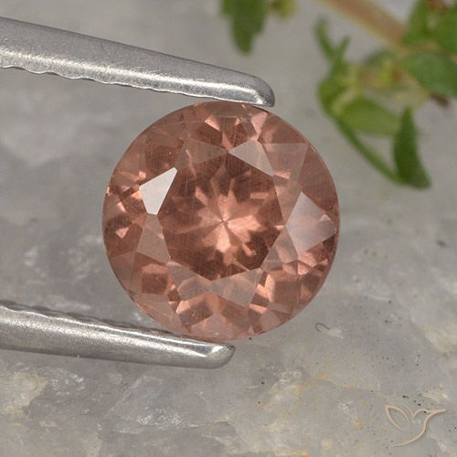 0.93ct Naturel Rose moyen-foncé Grenat Malaya, Tour, VS