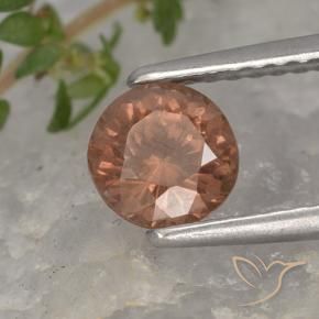 Grenat Malaya Rose foncé naturelle Tour, 0.93 ct, VS
