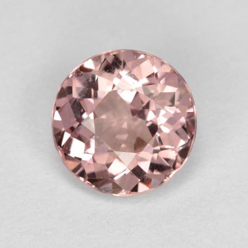 Grenat malaya rose naturelle coupe roude, 0,96 ct, VS