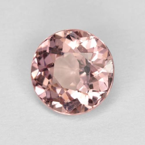 Grenat malaya rose naturelle coupe roude, 0,96 ct, VS