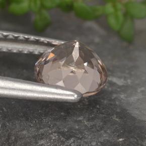 Grenat Malaya Rose très clair naturelle Coupe roude, 0.98 ct, VS