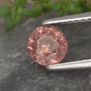 Grenat malaya rose naturelle coupe roude, 0,79 ct, VS