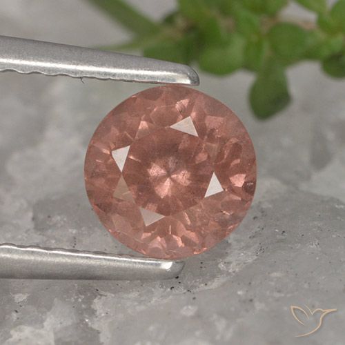 0.88ct Naturel Rose pamplemousse Grenat Malaya, Tour, VS