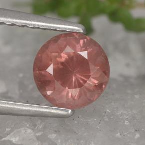 Grenat malaya rose naturelle coupe roude, 1,00 ct, VS