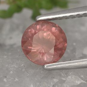 Grenat malaya rose naturelle coupe roude, 1,00 ct, VS