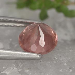 Grenat malaya rose naturelle coupe roude, 1,00 ct, VS