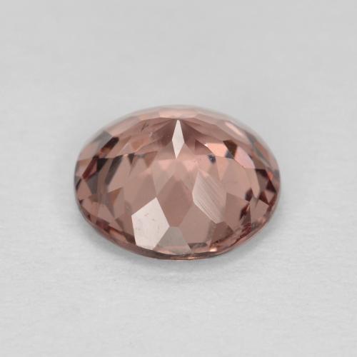 Grenat malaya rose naturelle coupe roude, 1,28 ct, VS