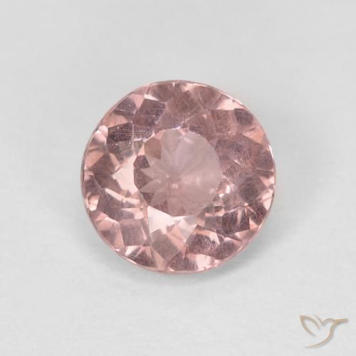 Grenat Malaya Pêche rose naturelle Coupe roude, 1.40 ct, VS