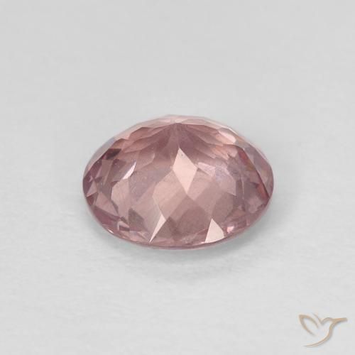 Grenat Malaya Pêche rose naturelle Coupe roude, 1.40 ct, VS