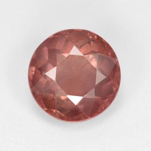 Grenat malaya rose naturelle coupe roude, 2,27 ct, VS