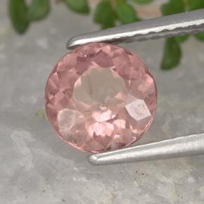 Grenat malaya rose naturelle coupe roude, 1,50 ct, VS