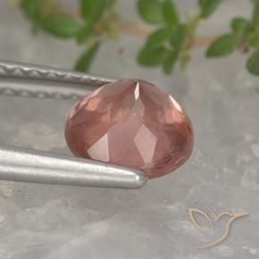 Grenat Malaya Rose moyen naturelle Tour, 1.34 ct, VS
