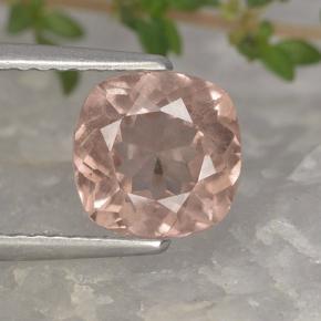 Grenat malaya rose naturelle coupe coussin, 1,99 ct, VS