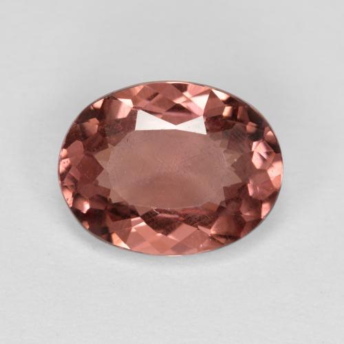 Grenat Malaya Rouge indien naturelle Coupe ovale, 2.14 ct, VS