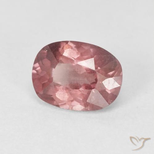 Grenat Malaya Rose foncé naturelle Coupe ovale, 1.71 ct, VS