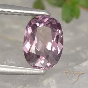 Grenat malaya pourpre naturelle coupe ovale, 1,03 ct, VS