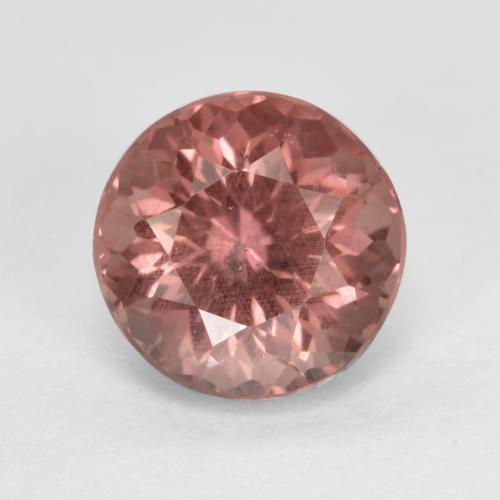 Grenat Malaya Rose naturelle Coupe roude, 1.27 ct, VS