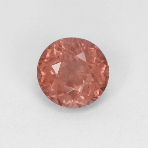 Grenat malaya rose naturelle coupe roude, 1,04 ct, VS