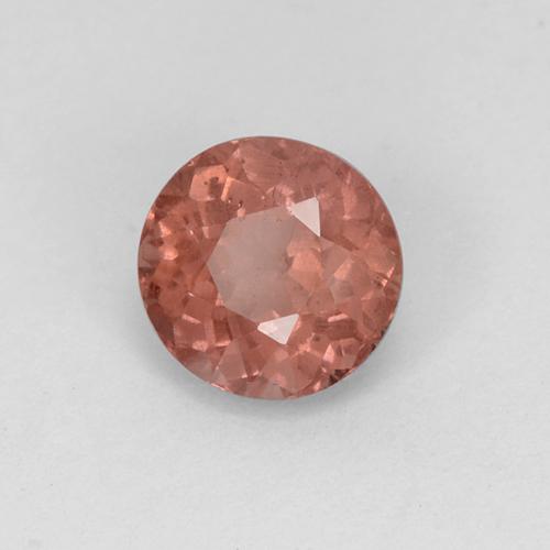 Grenat malaya rose naturelle coupe roude, 1,04 ct, VS