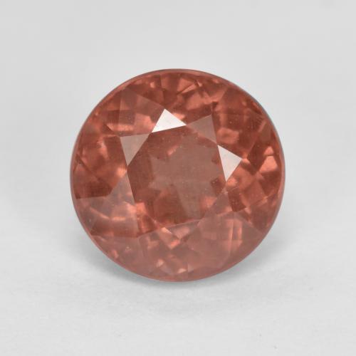 Grenat malaya rose naturelle coupe roude, 2,19 ct, VS
