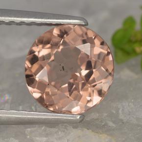 Grenat malaya rose naturelle coupe roude, 1,74 ct, VVS-VS