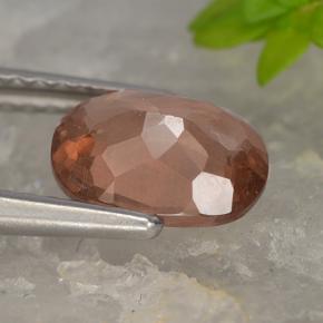 Grenat malaya rose naturelle coupe coussin, 1,60 ct, VS